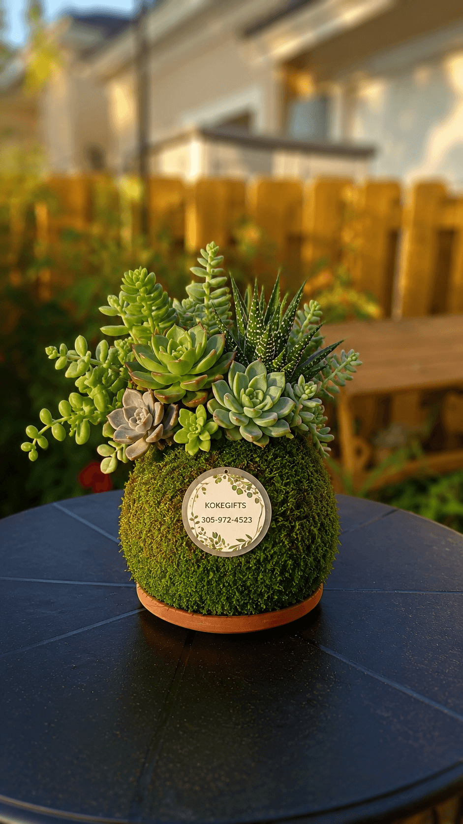Mixed succulent varieties